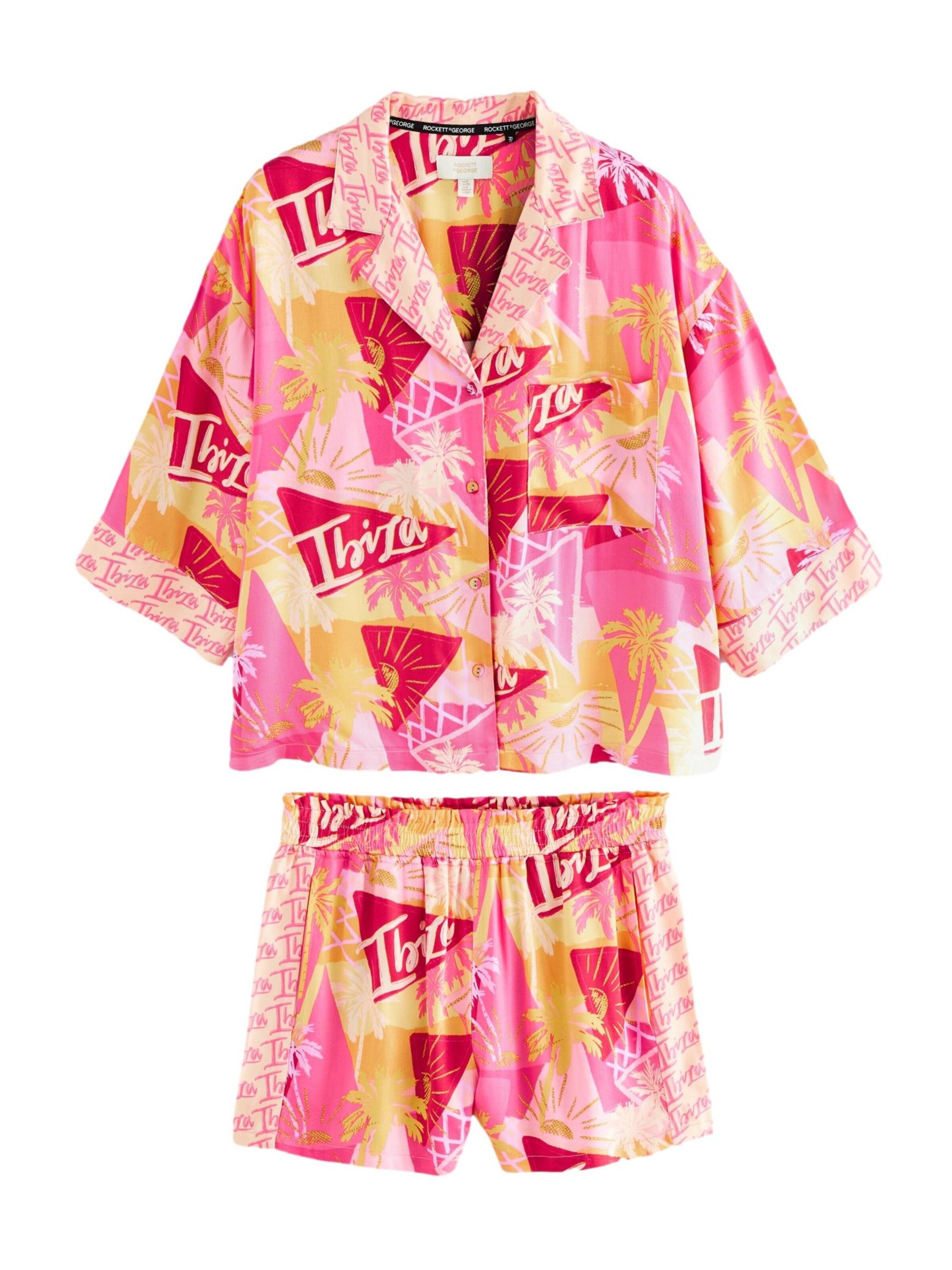 Pyjama Rockett St George en rose : devant