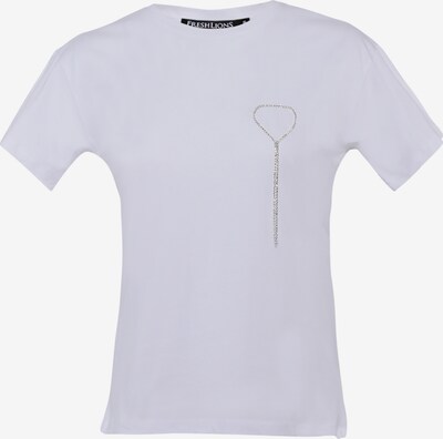 FRESHLIONS T-shirt 'Nulita' en blanc, Vue avec produit