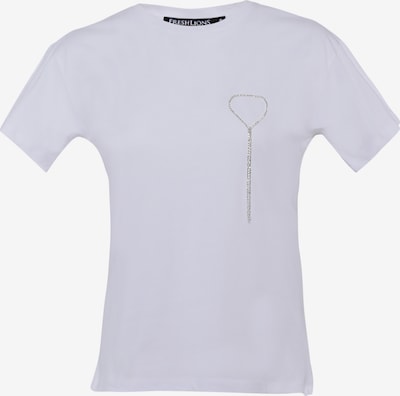 FRESHLIONS T-shirt 'Nulita' en blanc, Vue avec produit