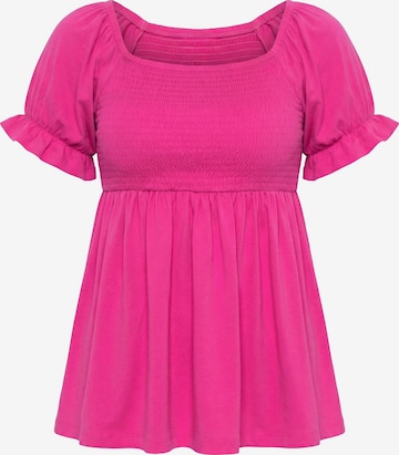 MIAMODA Shirt in Roze: voorkant