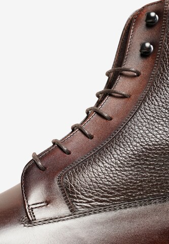 Henry Stevens Lace-Up Boots 'Winston PDB' in Brown