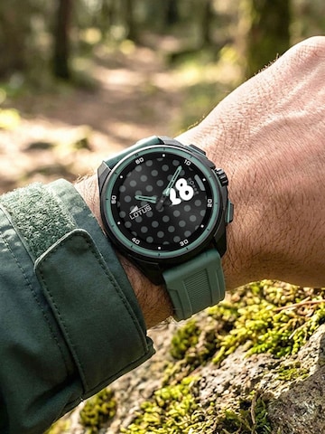 Montre digitale Lotus en vert : devant