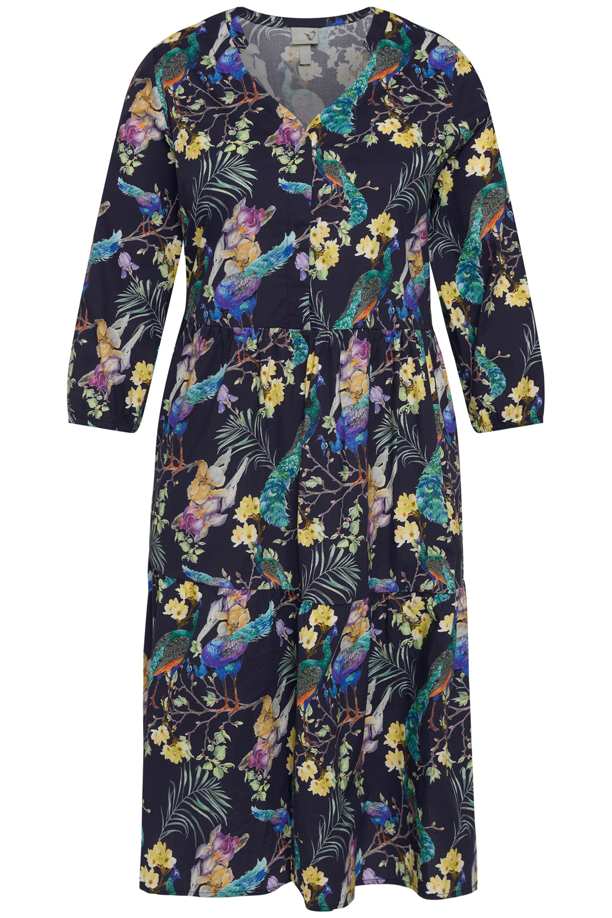 Ulla Popken Kleid in Blau: Vorderseite