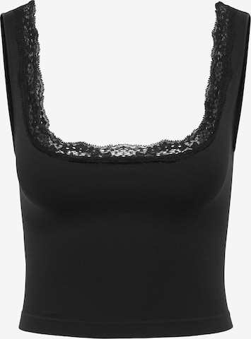 ONLY Нательная майка 'ONLVICKY' в Черный: спереди