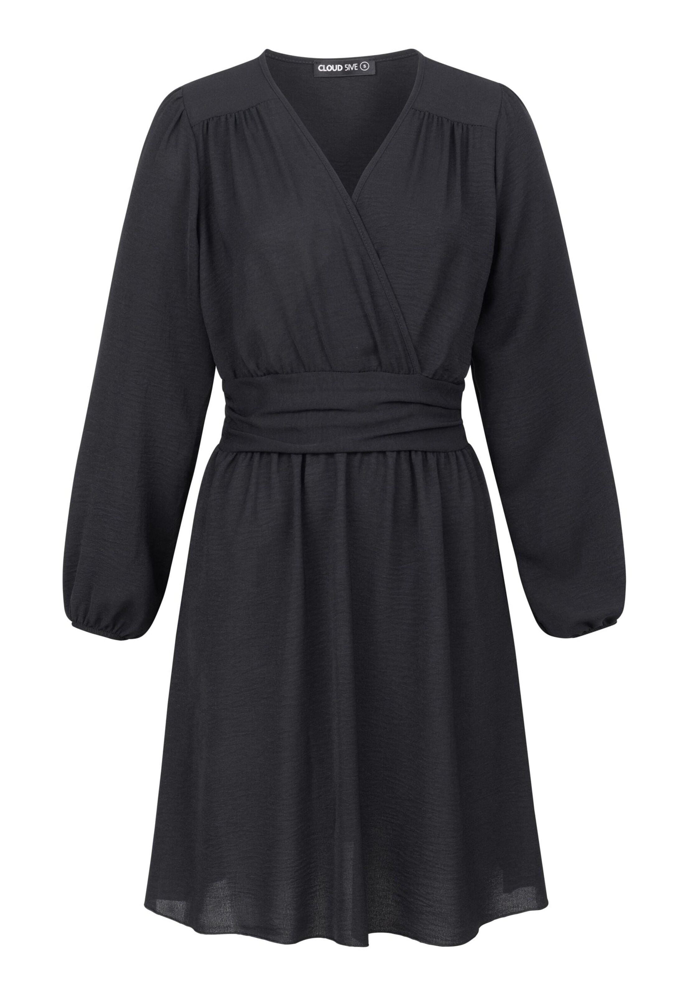 Cloud5ive Kleid in Schwarz: Vorderseite