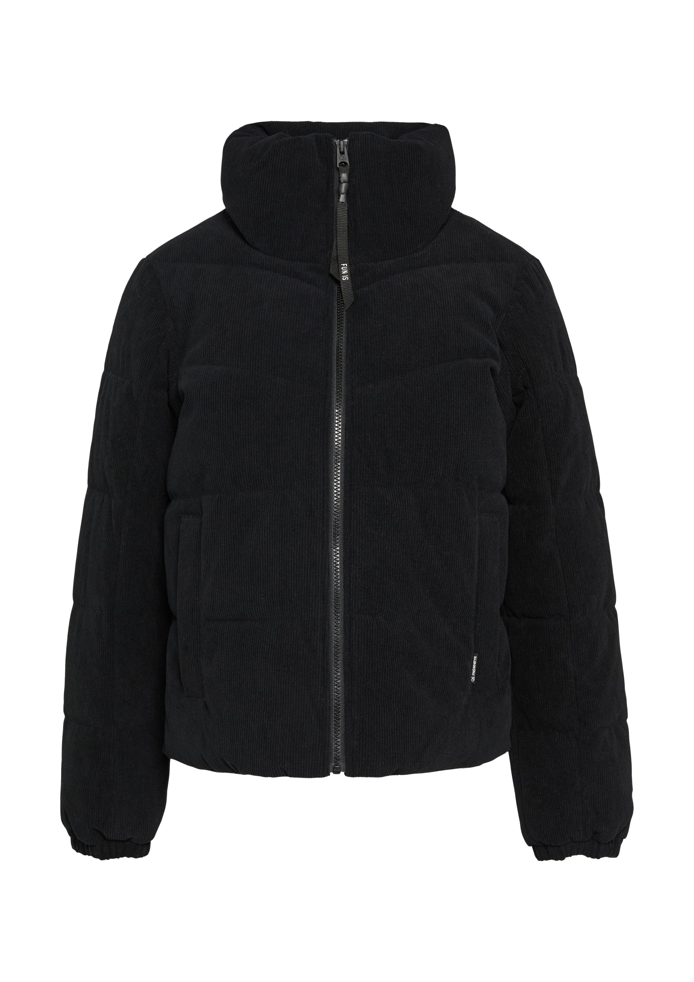 QS Tussenjas in Zwart: voorkant