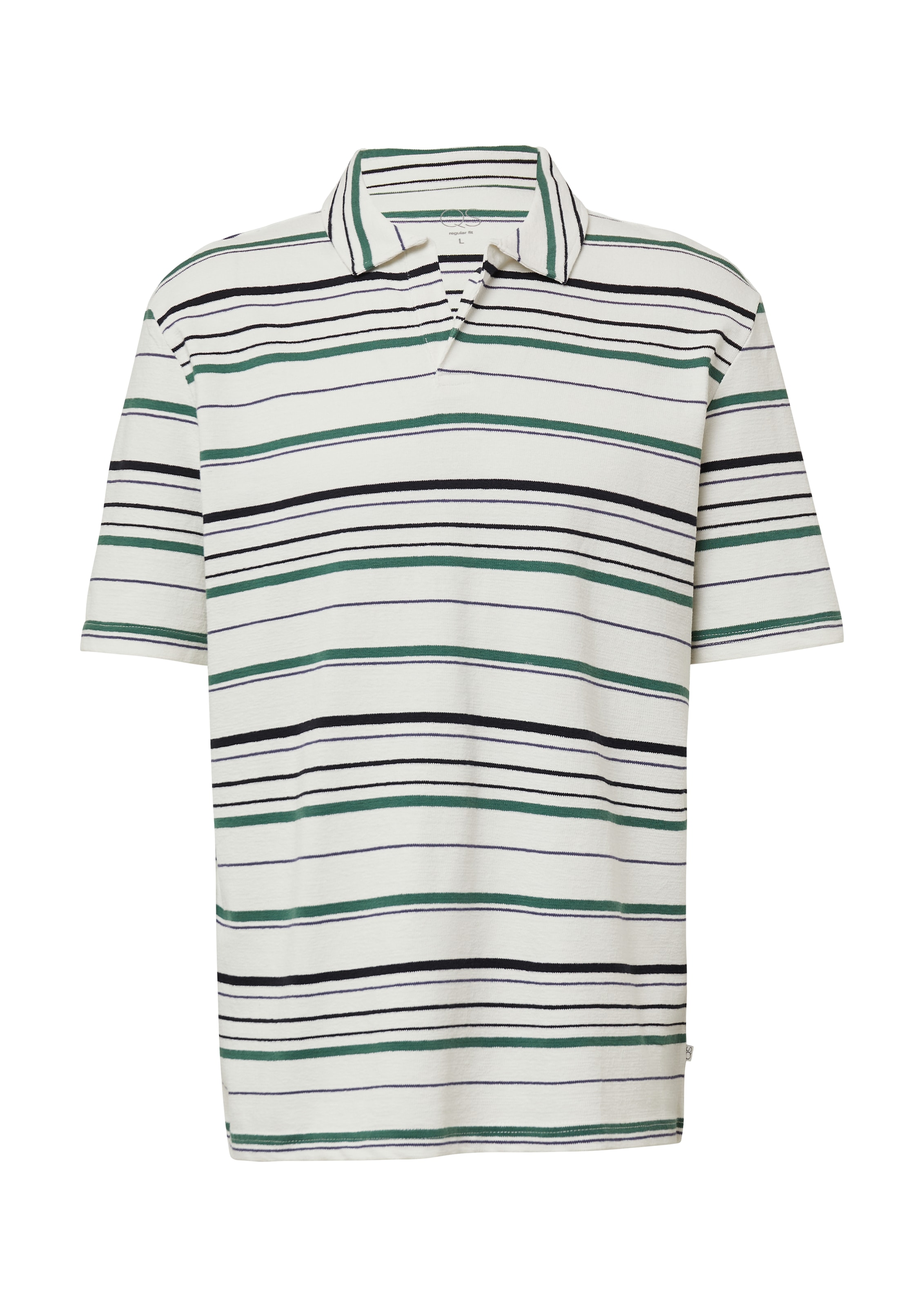 T-Shirt QS en beige : devant