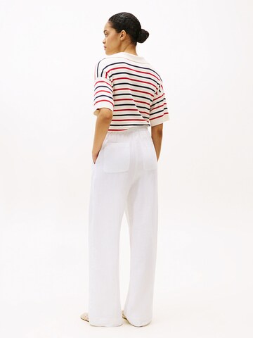 TOMMY HILFIGER Loose fit Trousers in White