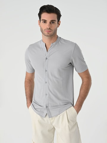 Antioch Slim fit Button Up Shirt in Grey