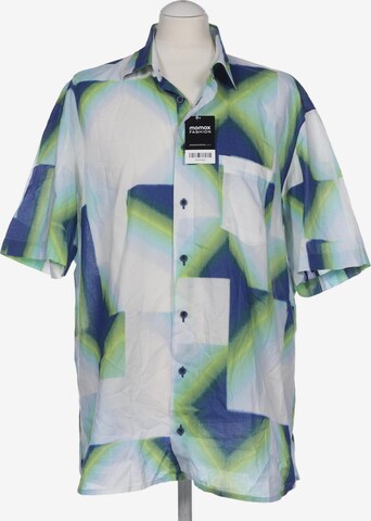 SIGNUM Button Up Shirt in XL in Blue: front