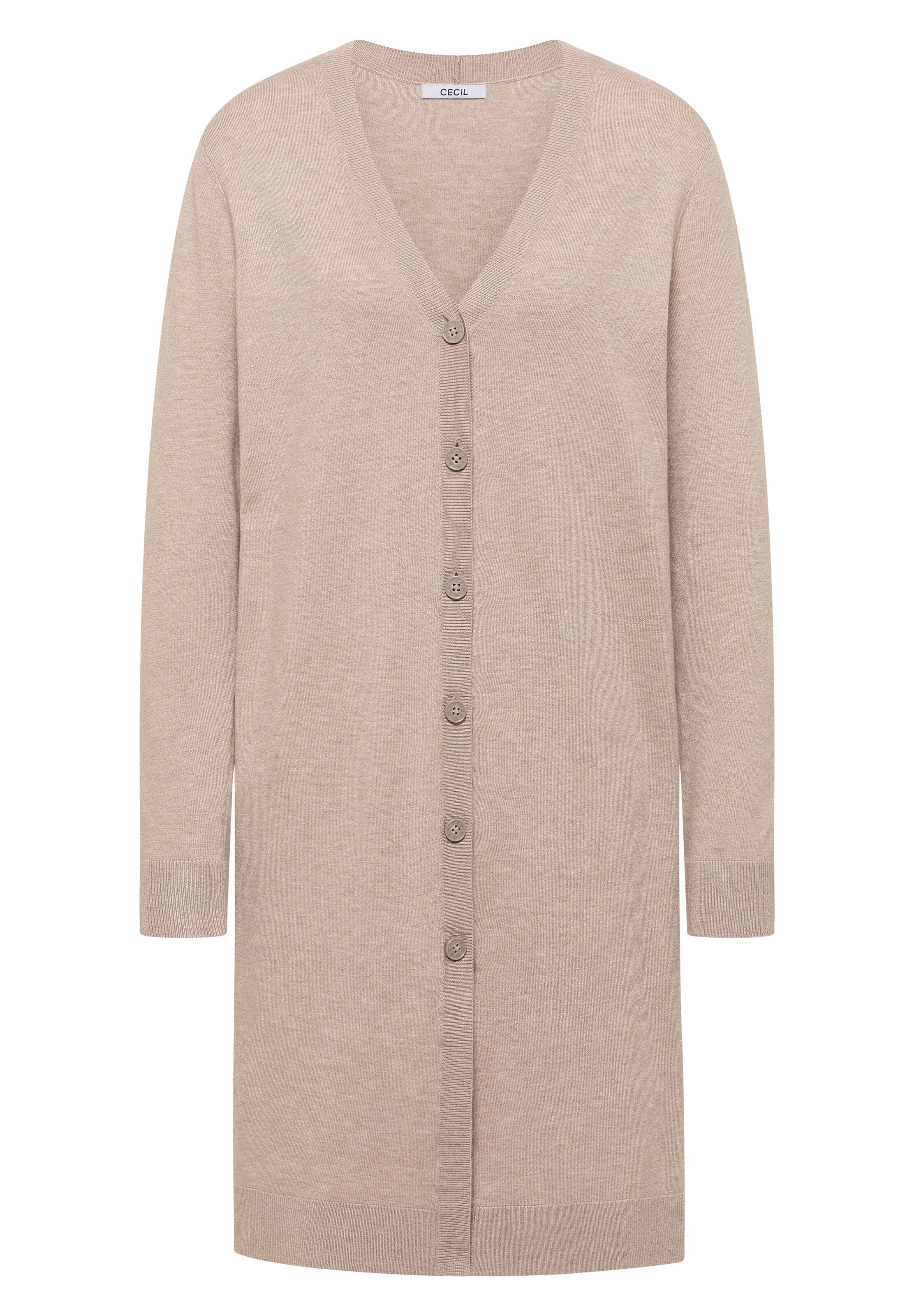 CECIL Strickjacke in Beige: Vorderseite