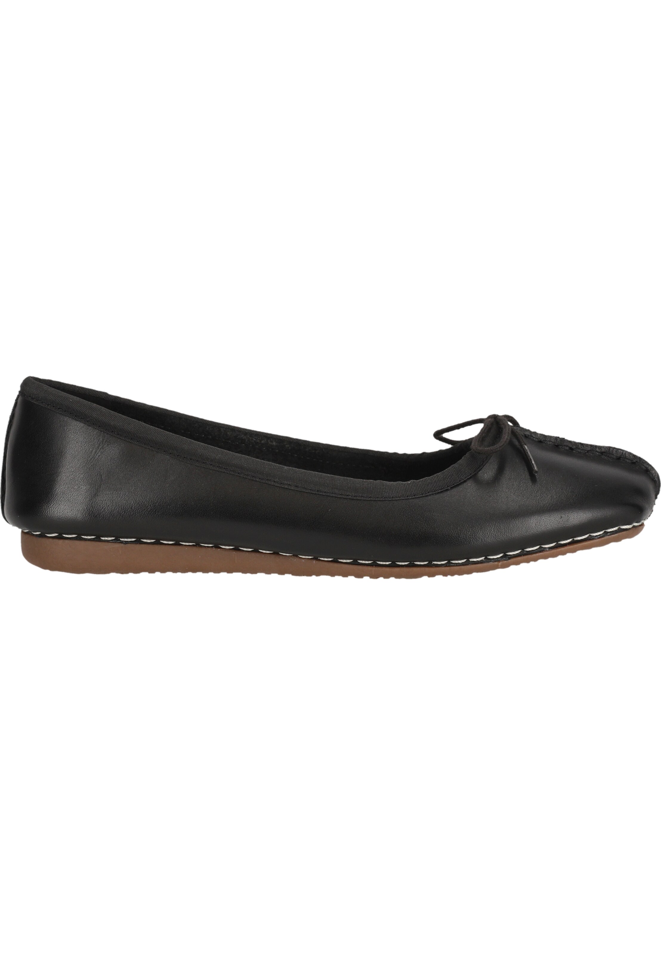 CLARKS Ballerina 'Freckle Ice' in Black