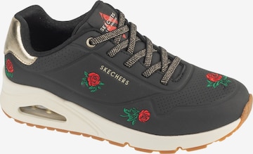 SKECHERS Matalavartiset tennarit 'Skechers Uno - Champagne and Roses' värissä harmaa: etupuoli