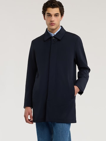 Trussardi Winterjas in Blauw: voorkant