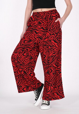 Wide Leg Pantalon myMo ROCKS en noir : devant