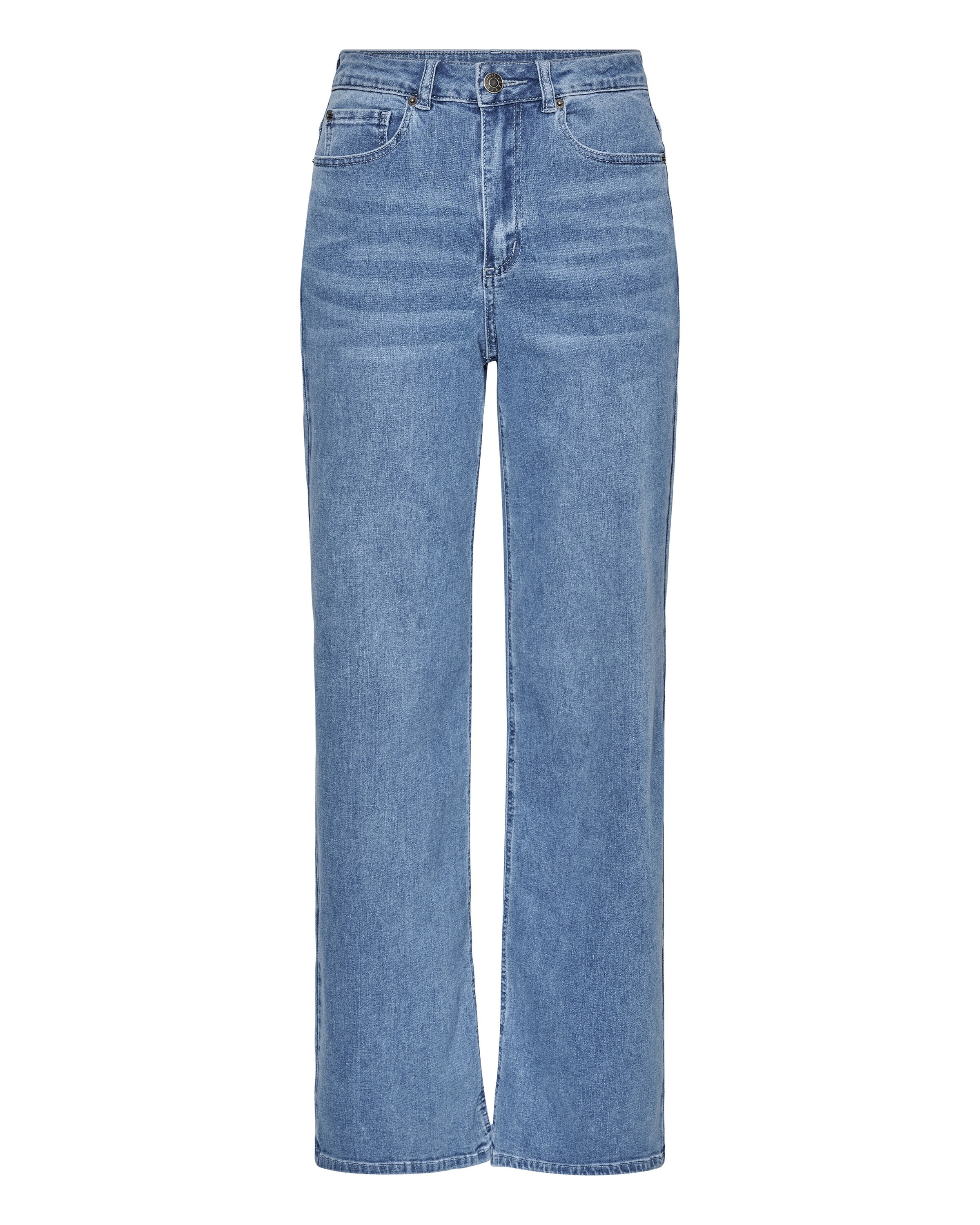 Kaffe Wide leg Jeans 'KAAndrea' in Blue: front