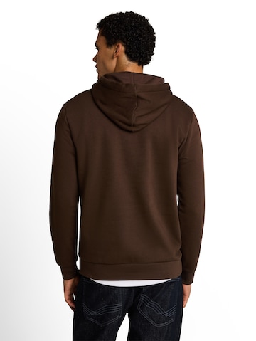 TOM TAILOR DENIM Sweatshirt in Brown