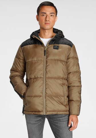 ALPENBLITZ Winter Jacket in Brown: front