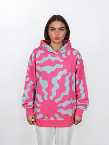 salzhaut Sweatshirt 'Vergnatzt' in Roze: voorkant