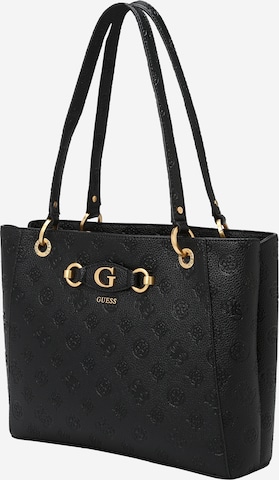 Cabas 'Izzy Peony Noel' GUESS en noir