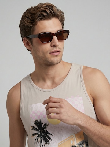 JJ Rebel Majica 'JREBMASON' | bež barva