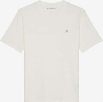 T-Shirt Marc O'Polo en blanc : devant