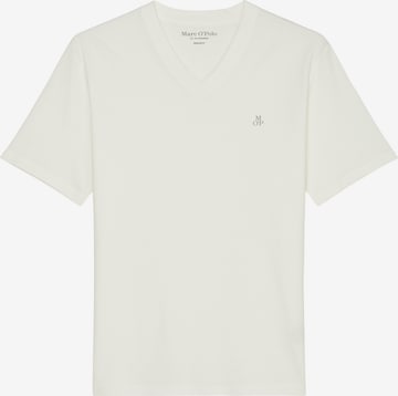 T-Shirt Marc O'Polo en blanc : devant