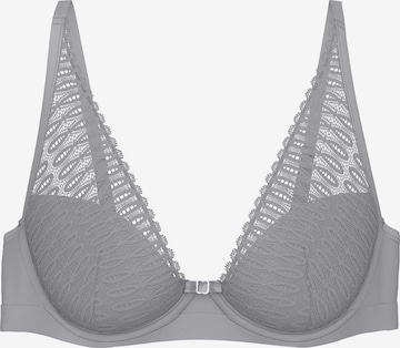 TRIUMPH Bügel-BH ' Aura Spotlight ' in Grau: Vorderseite
