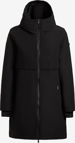 Manteau mi-saison 'June' khujo en noir : devant