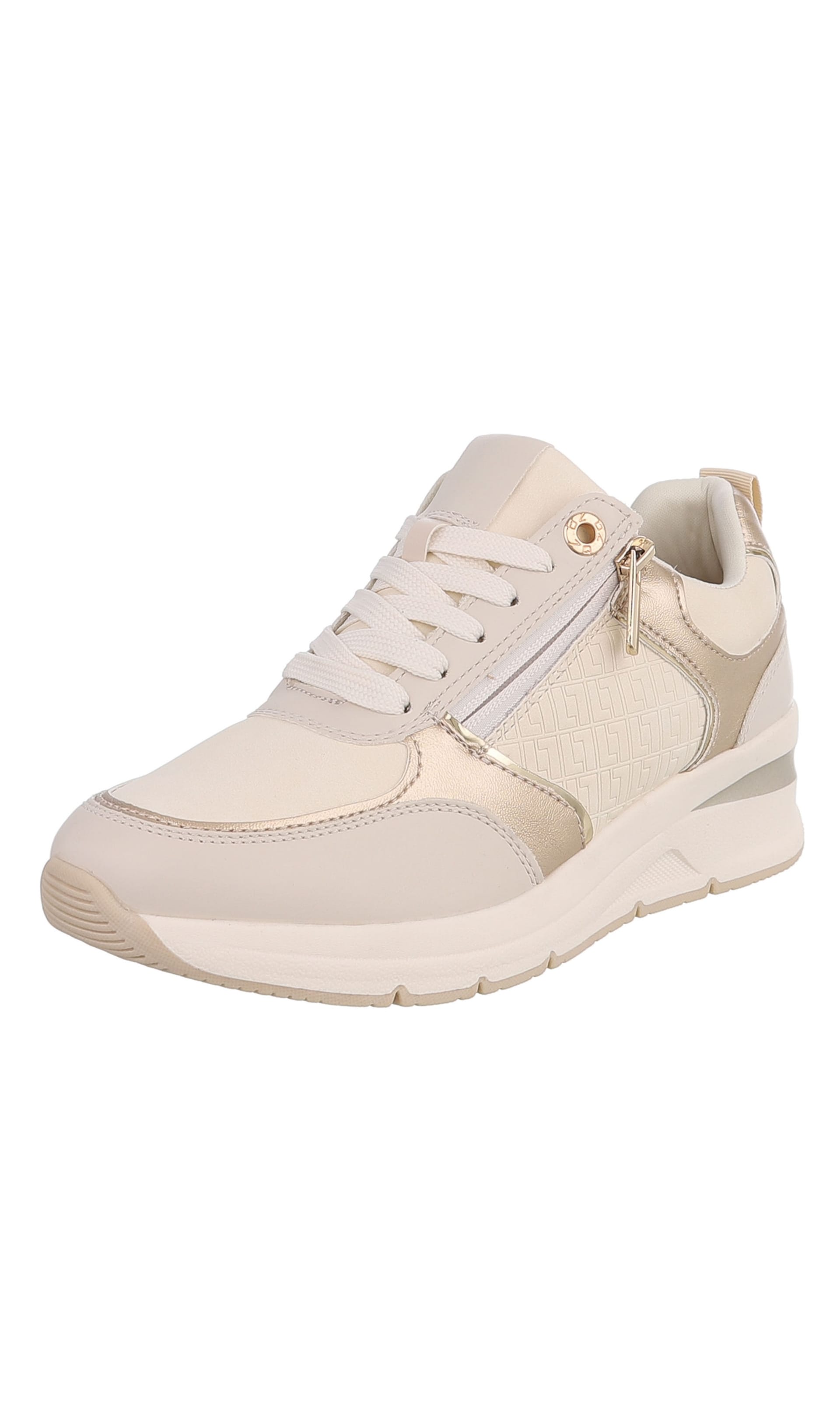 Ital-Design Sneaker in 36 in beige / gold, Produktansicht