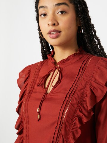 Robe-chemise 'Rwanda Life' ONLY en rouge