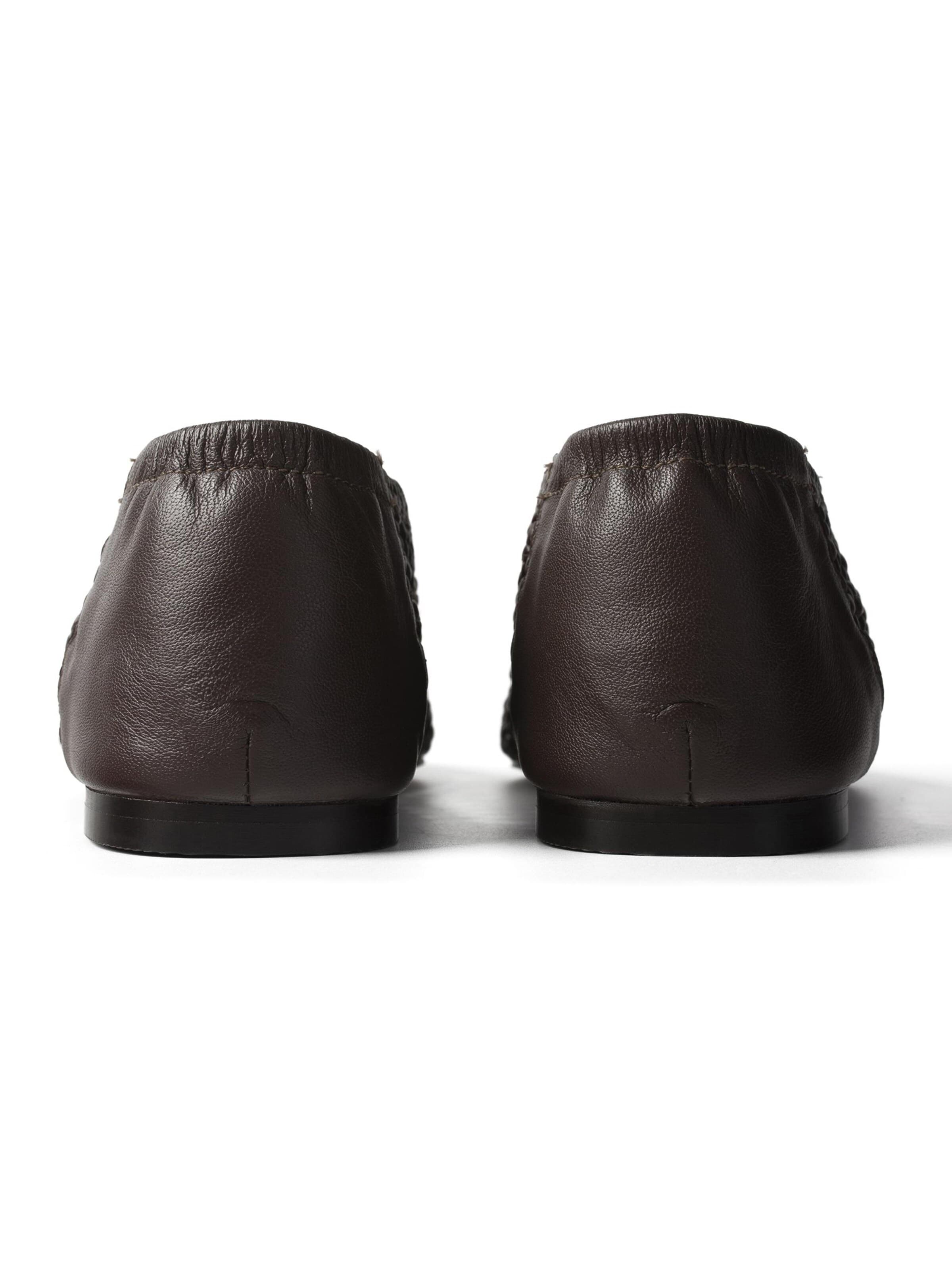 Pantoufle 'REMEMBER THIS MORNING' L37 HANDMADE SHOES en marron