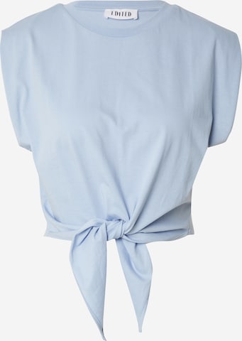 mėlyna EDITED Marškinėliai 'Silja': priekis