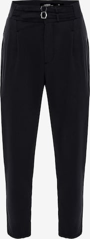 Regular Pantalon à pince Antioch en noir : devant