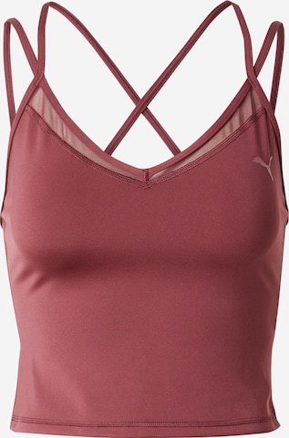 PUMA Urheilutoppi 'PWRSHAPE' värissä punainen: etupuoli