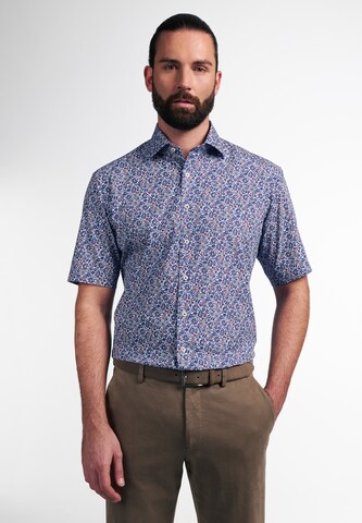 ETERNA Regular fit Button Up Shirt in Blue: front