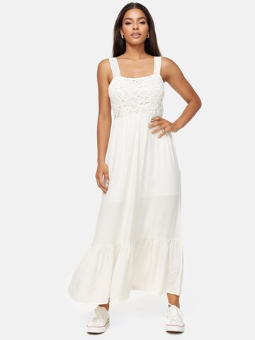 Orsay Summer Dress in White: front