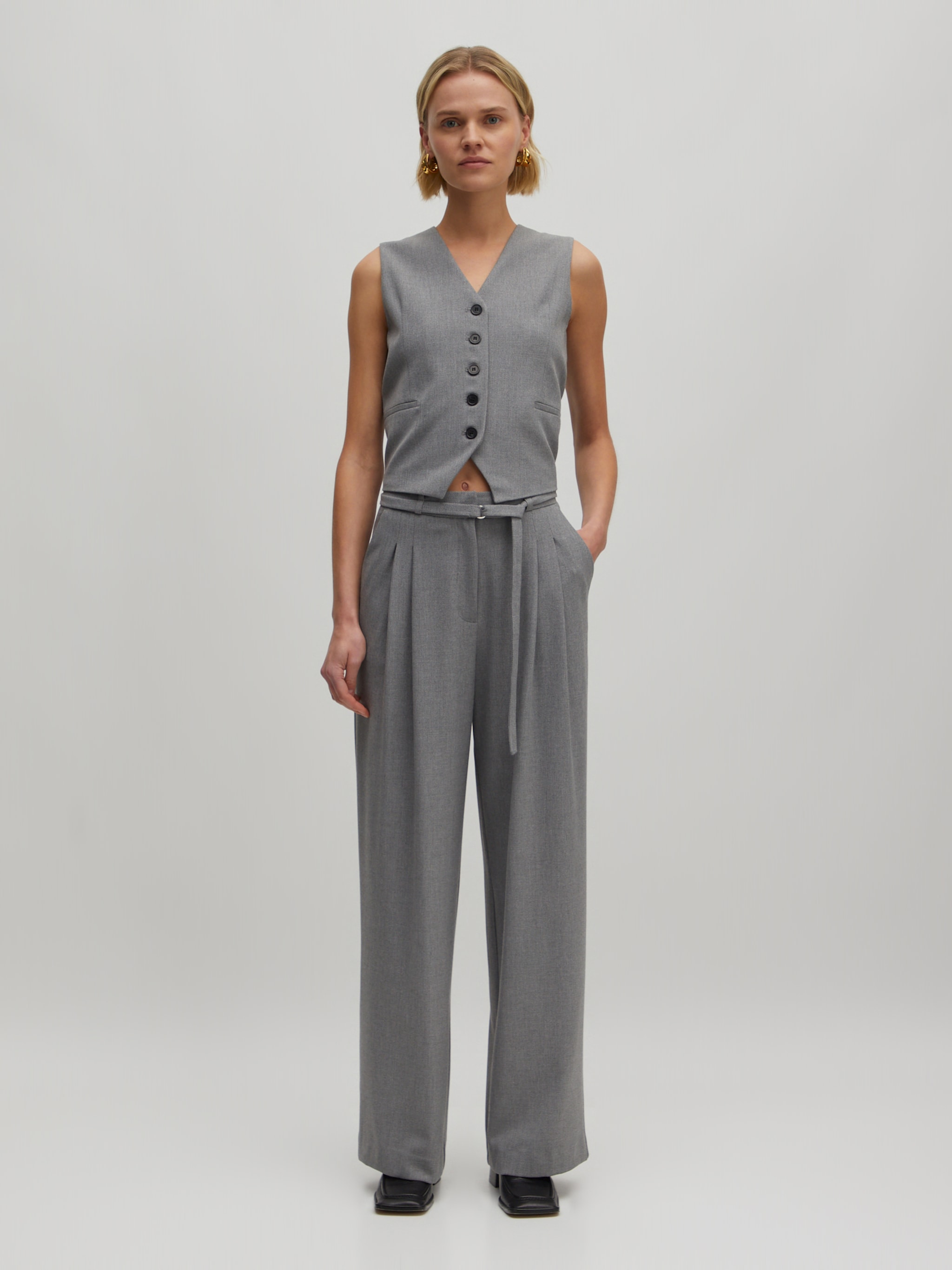 EDITED Produits Pantalon 'Elna' gris