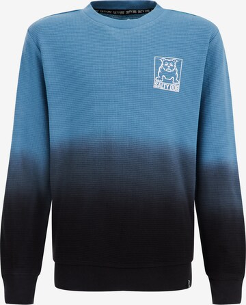 WE Fashion Sweatshirt in Blauw: voorkant