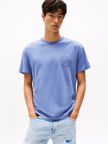 T-Shirt Tommy Jeans en bleu : devant
