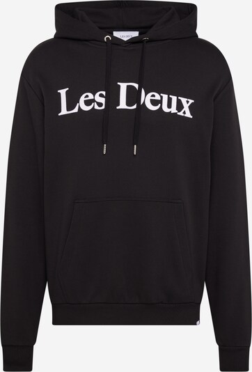 Les Deux Sweatshirt 'Charles' i sort / hvid, Produktvisning