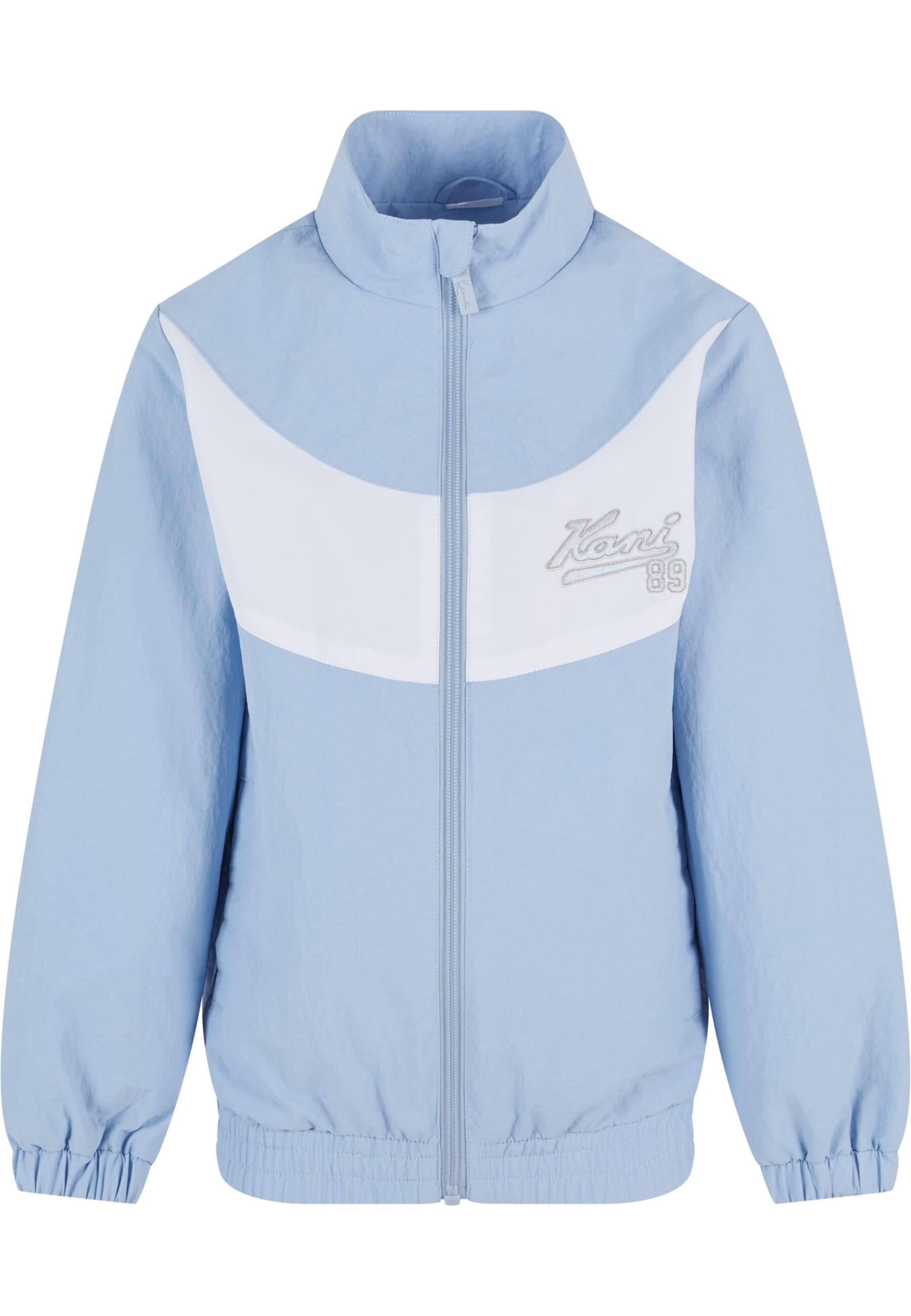 Giacca di mezza stagione di Karl Kani in blu: frontale