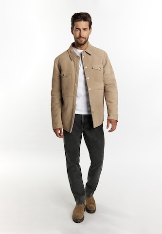 DreiMaster Vintage Regular Fit Jacke 'Altiplano' in Beige