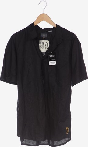 G-Star RAW Button Up Shirt in XXL in Black: front