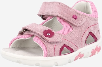 ELEFANTEN Sandals & Slippers 'Peppi Payoya' in Pink: front