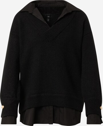 Pullover di River Island in nero: frontale