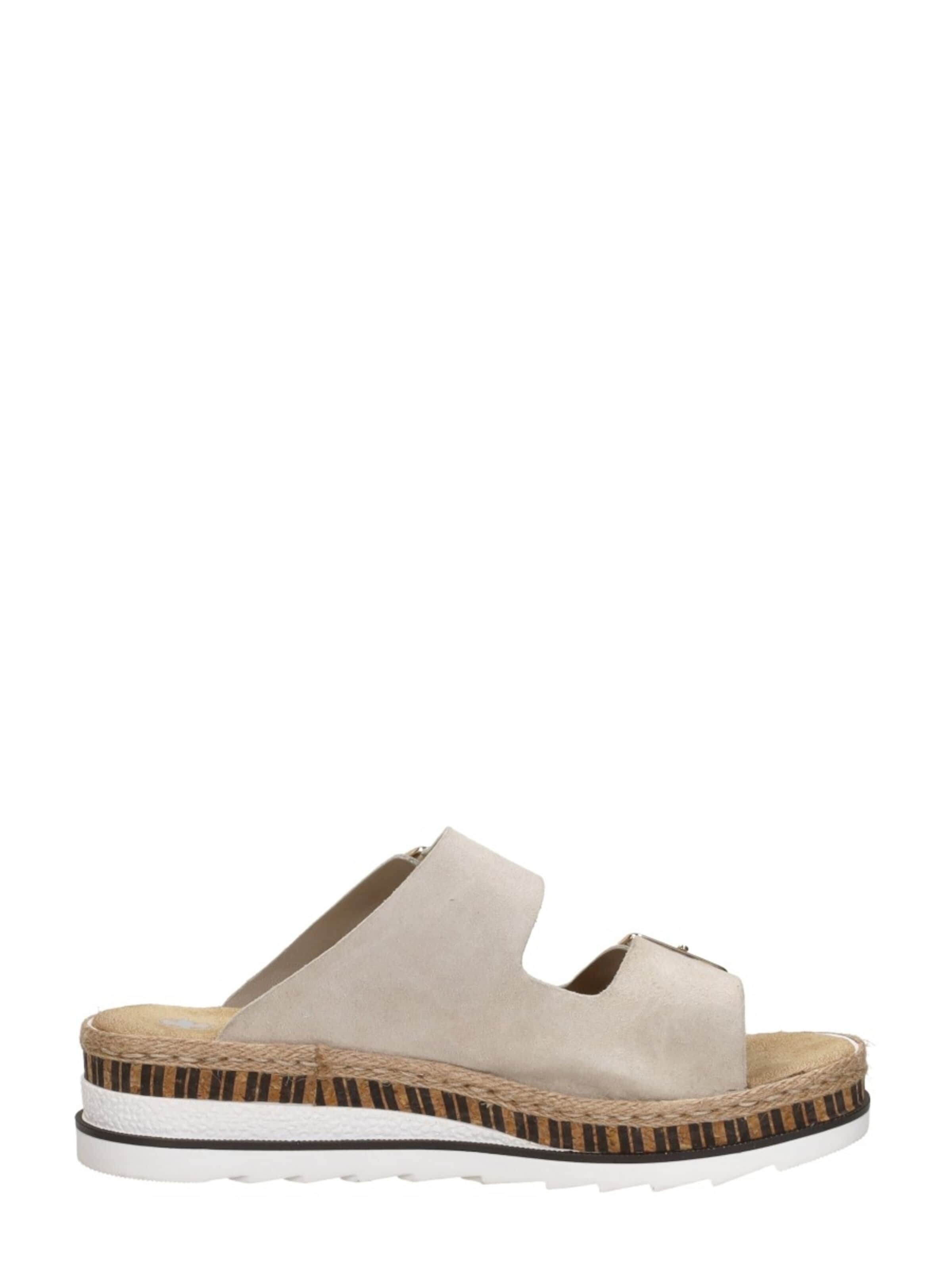 Rieker Huisschoenen 'Open Teen' in Beige