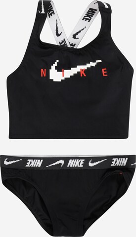Nike Swim Sportovní plavky – černá: přední strana