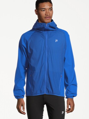 FILA Training jacket 'ROM' in Blue: front