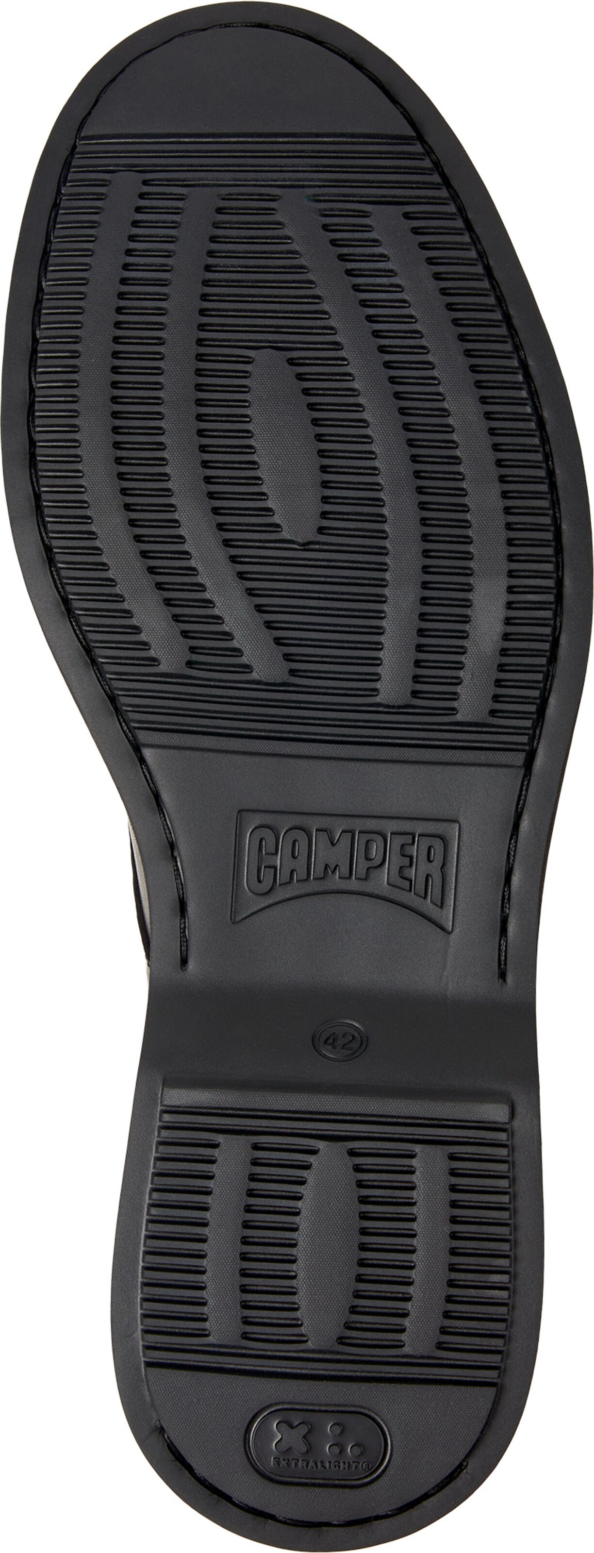 CAMPER Δετό παπούτσι 'Norman' σε μαύρο